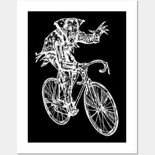 SEEMBO Vampire Cycling Bicycle Bicycling Cyclist Biking Bike Posters and Art